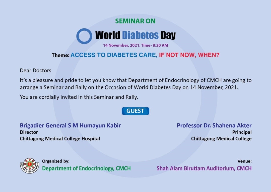 SEMINAR ON World Diabetes Day